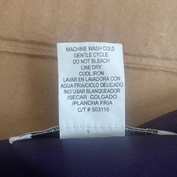 Danny & Nicole New York Purple Two-Piece Skirt Suit - Size 14 - Picture 8 of 8